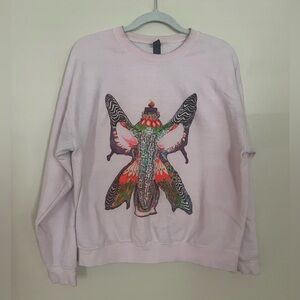 baby pink pullover sweater